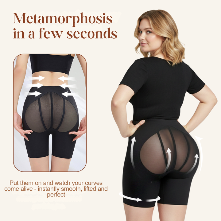 LiftLuxe – High-Waisted Shaping Shorts for Enhanced Lift
