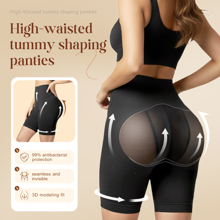LiftLuxe – High-Waisted Shaping Shorts for Enhanced Lift