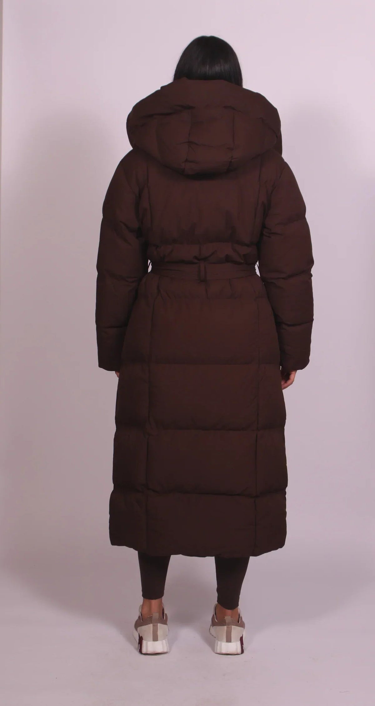 MARIELLE | LONG BELTED PUFFER COAT