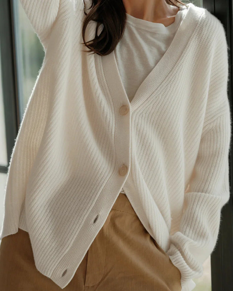 Idris | Women's Longline Cardigan with Relaxed Fit and Extended Sleeves
