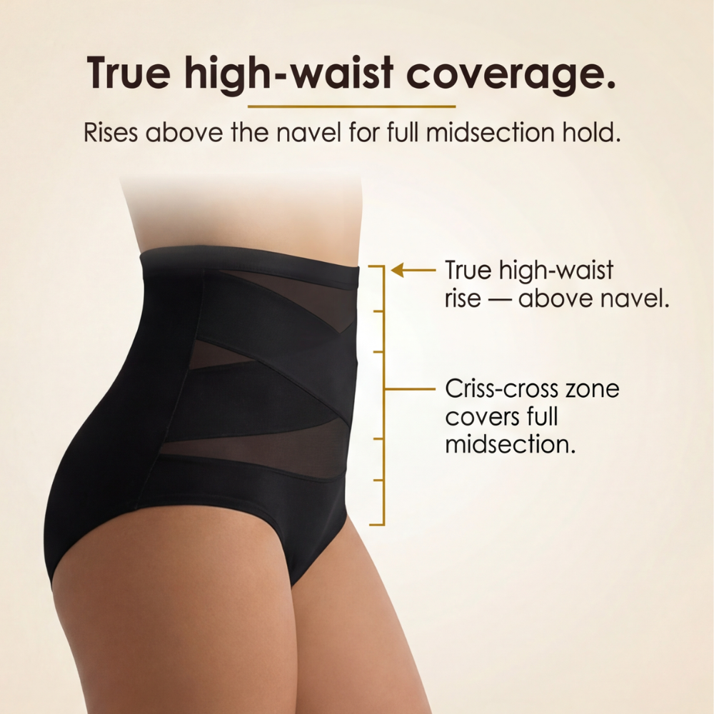 Veluna – High-Waisted Shaping Panties with Tummy Control