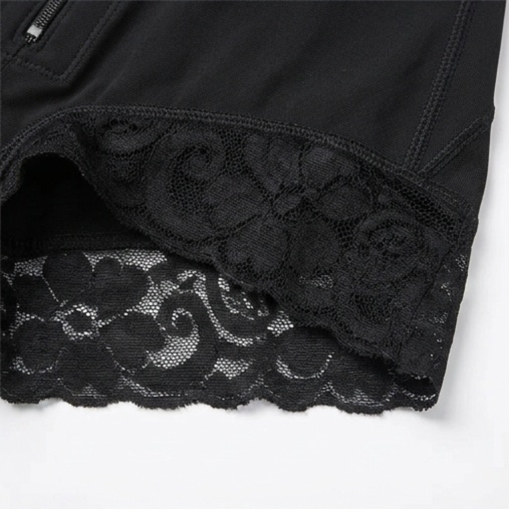 Sculptessa – Tummy Control Zip-Up Shapewear Bodysuit