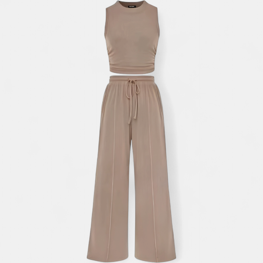 CLEO™ – Easy Knit Wide-Leg Lounge Ensemble