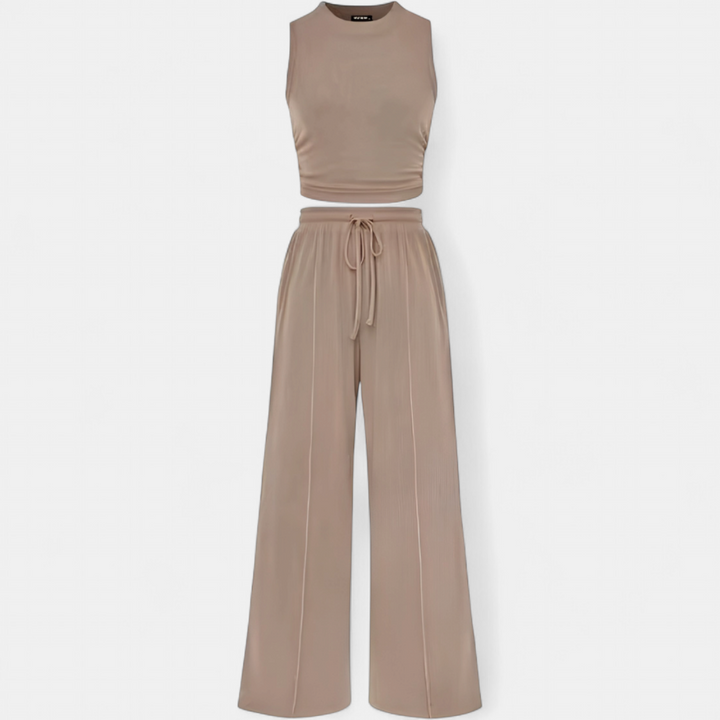 CLEO™ – Easy Knit Wide-Leg Lounge Ensemble