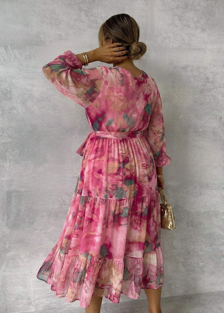 Petra | Floral Print Wrap Dress
