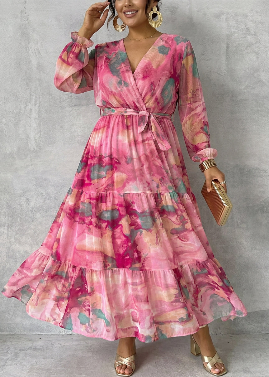 Petra | Floral Print Wrap Dress