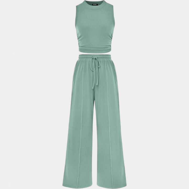 CLEO™ – Easy Knit Wide-Leg Lounge Ensemble
