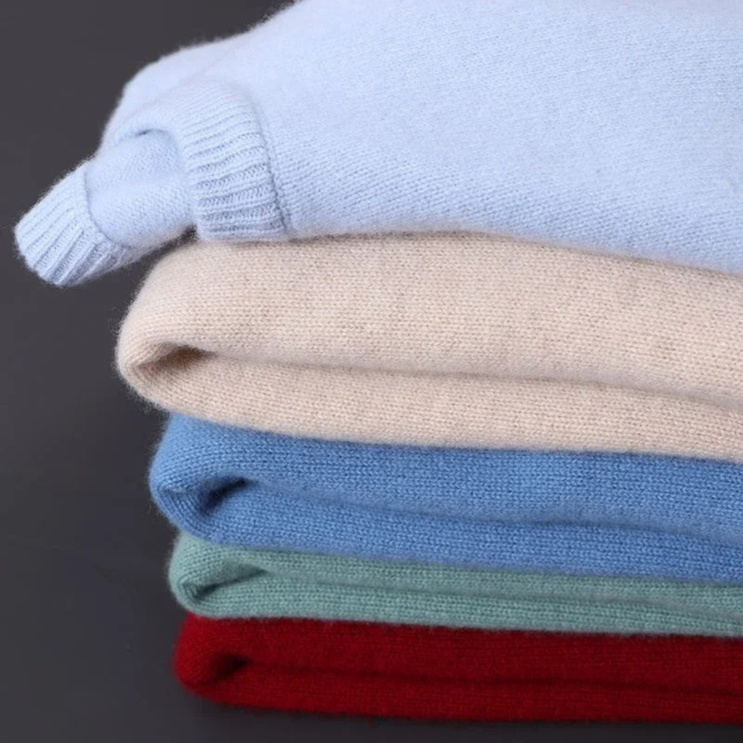 Noah | Men's Cashmere Crew Neck Sweater with Elegant Detailing