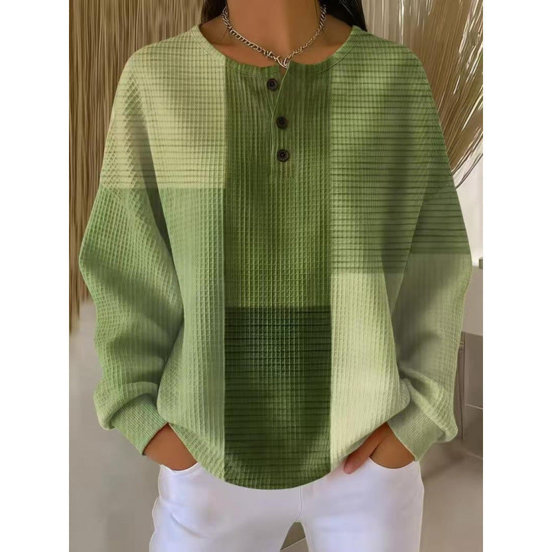 Mary | Green Patchwork Sweater