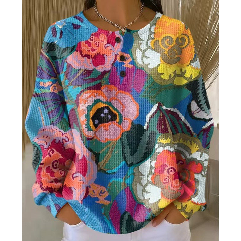 Annie | Artistic Floral Sweater