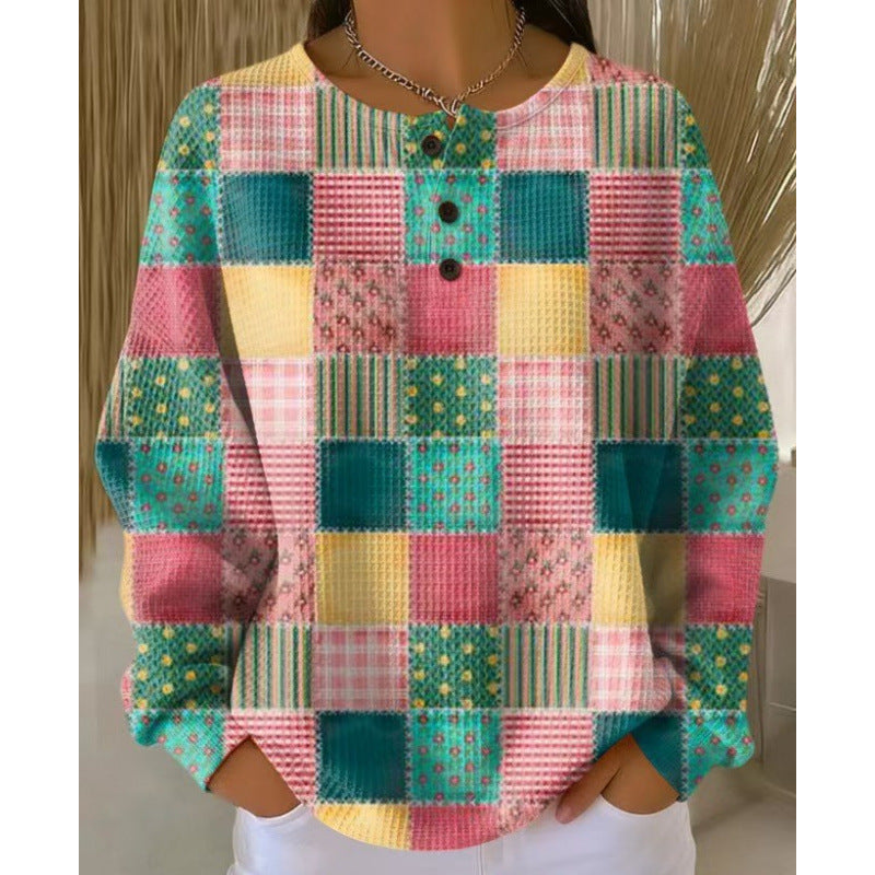 Yvette | Colorful Patchwork Sweater