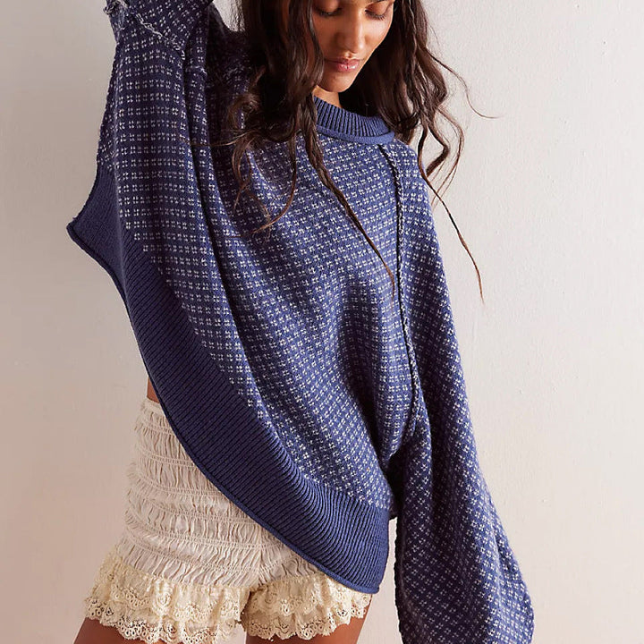 Sylvia | Women's Long Sleeve Round Neck Sweater with a Soft Touch