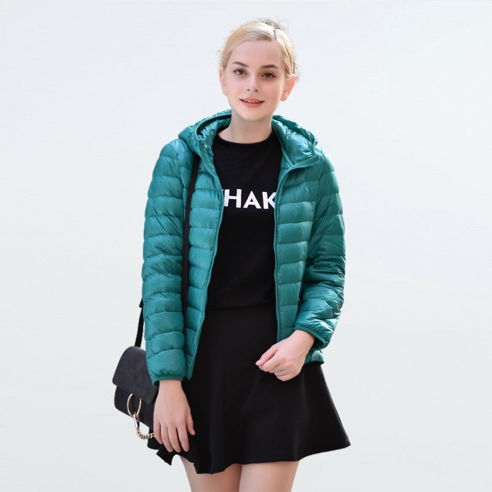 Liyanna | Women's Lightweight Hooded Puffer Jacket in Extended Sizes