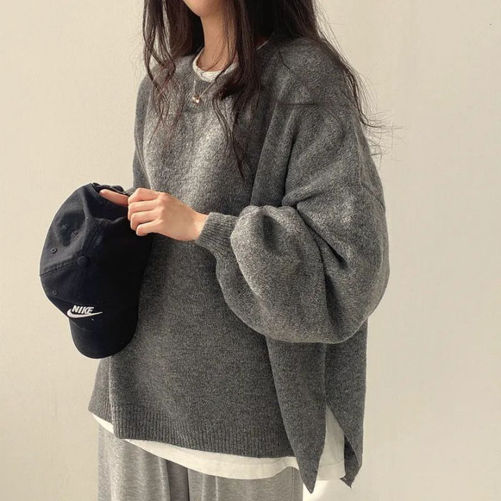 Cindy | Women's Cozy Oversized Knit Sweater - One Size Fits All