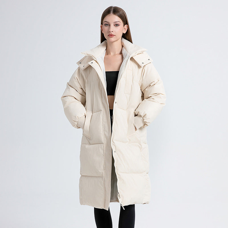 Marguerite | Women's Classic Hooded Long Puffer Coat with Cozy Insulation
