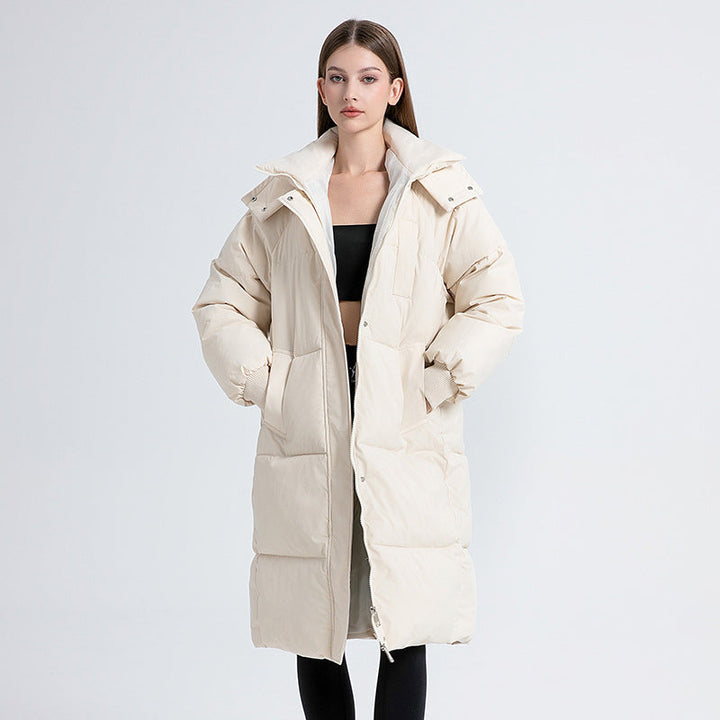 Marguerite | Women's Classic Hooded Long Puffer Coat with Cozy Insulation
