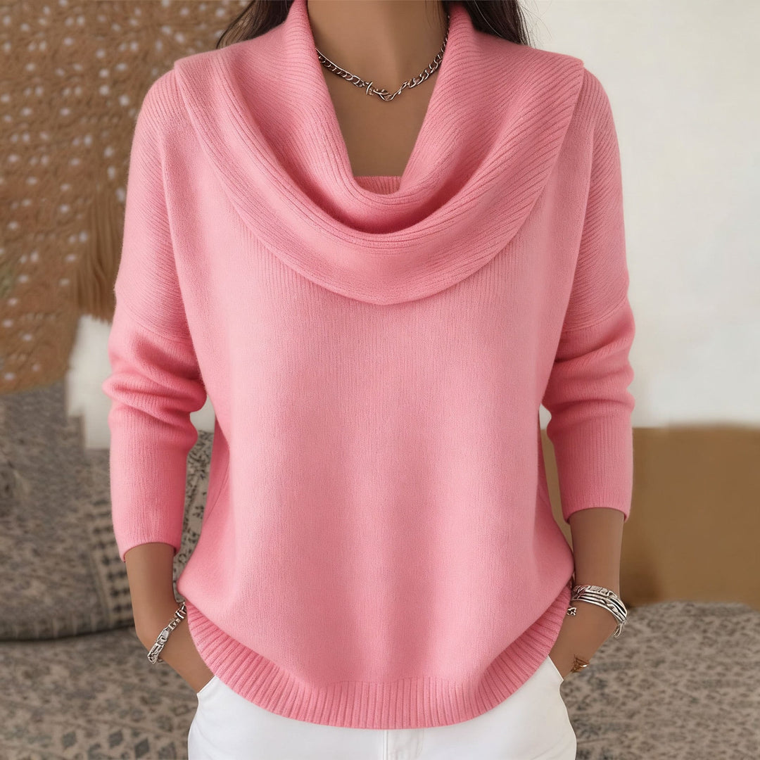 Juliette™ Cowl Neck Knit Sweater