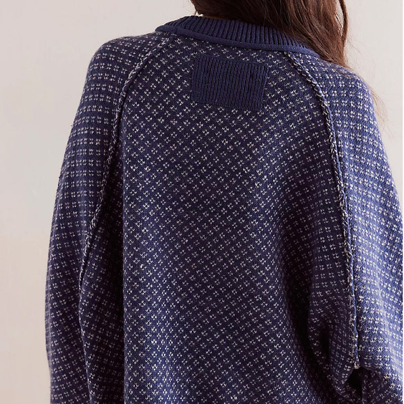 Sylvia | Women's Long Sleeve Round Neck Sweater with a Soft Touch