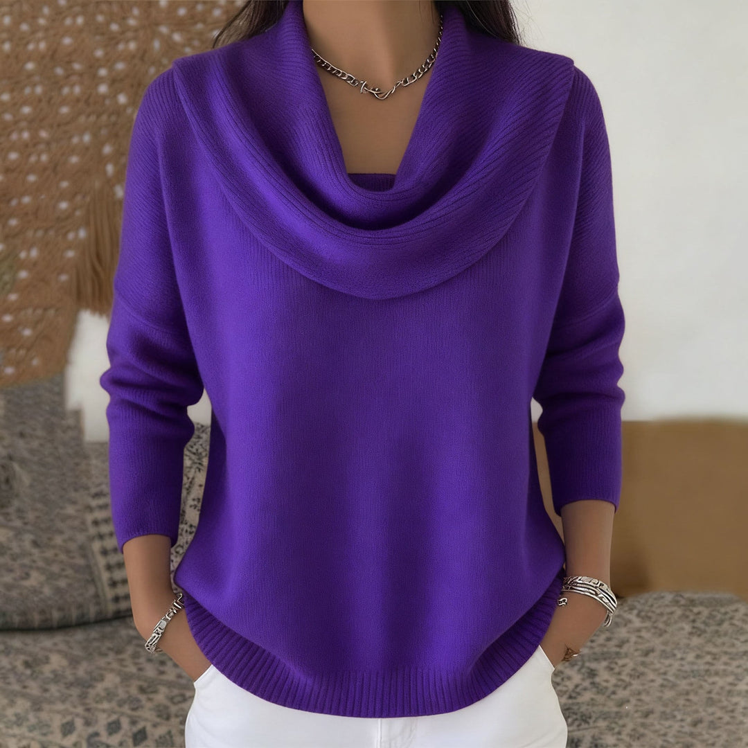 Juliette™ Cowl Neck Knit Sweater