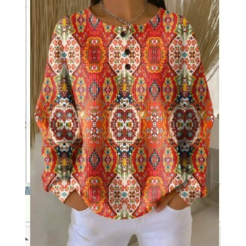 Emma | Bohemian Print Sweater