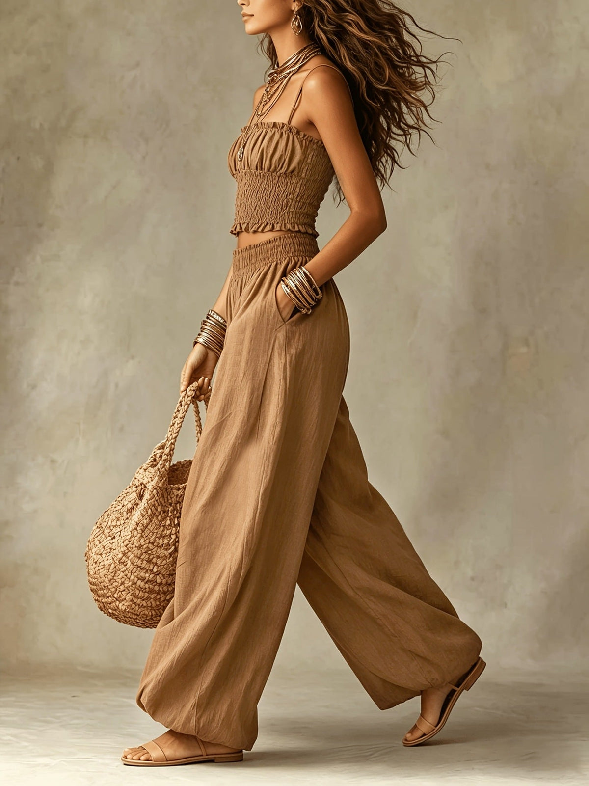 Marisol | Smocked Two-Piece Outfit