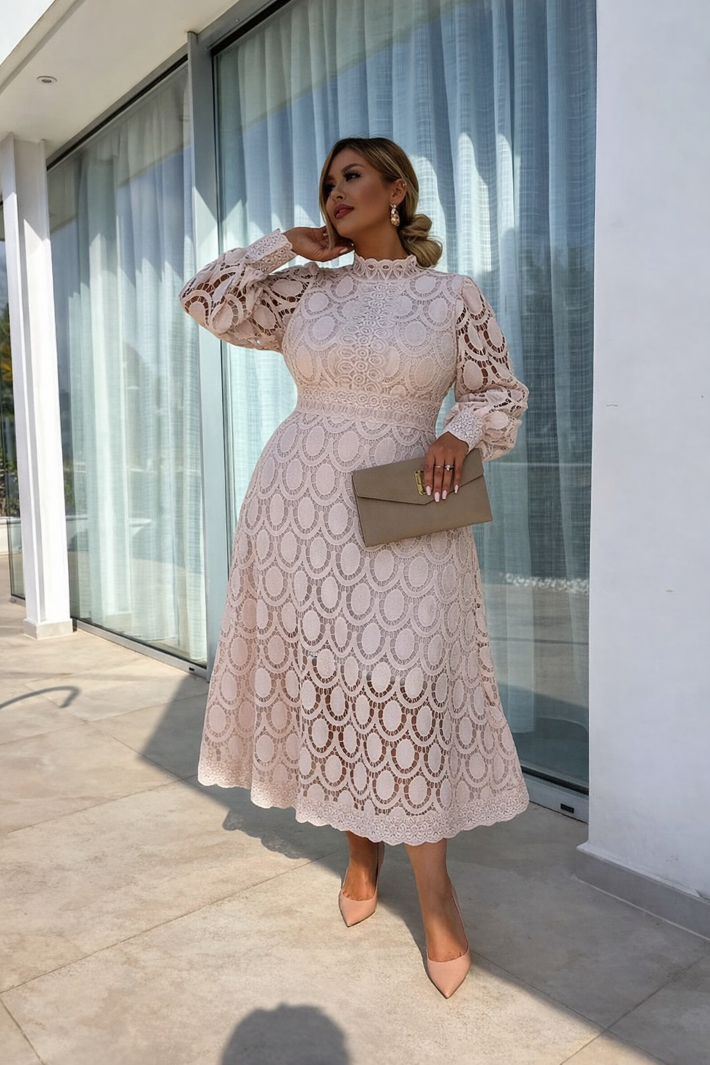 Mireille - Enchanting Lace Evening Dress