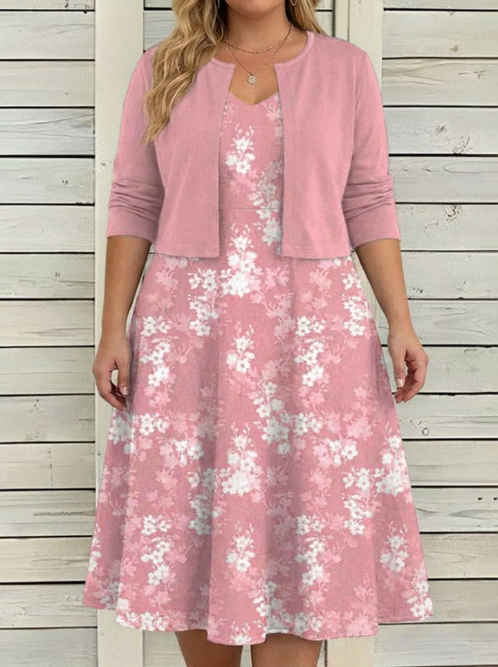 Marguerite - Enchanting Floral Charm Dress