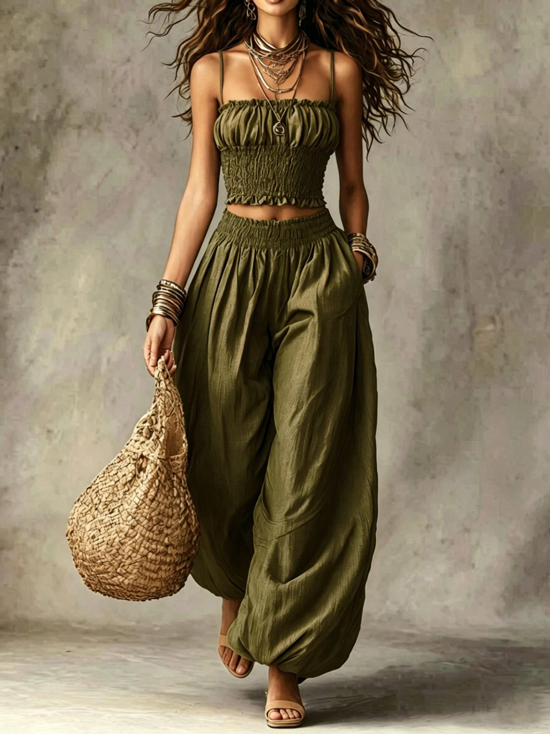 Marisol | Smocked Two-Piece Outfit