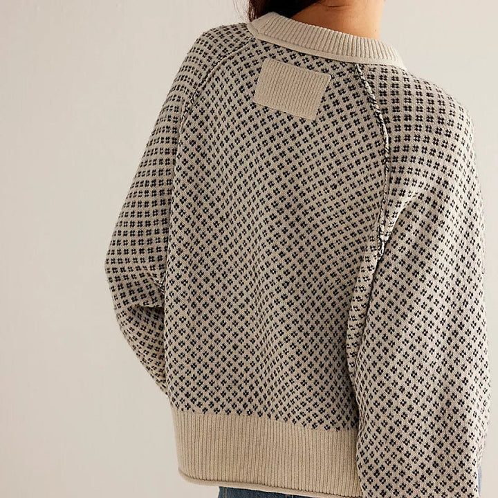 Sylvia | Women's Long Sleeve Round Neck Sweater with a Soft Touch