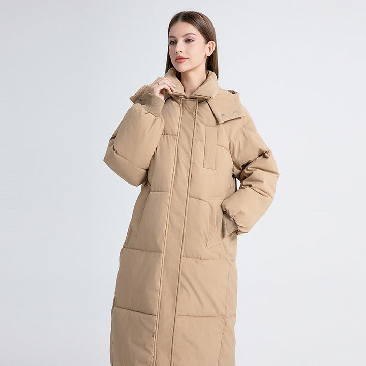 Marguerite | Women's Classic Hooded Long Puffer Coat with Cozy Insulation