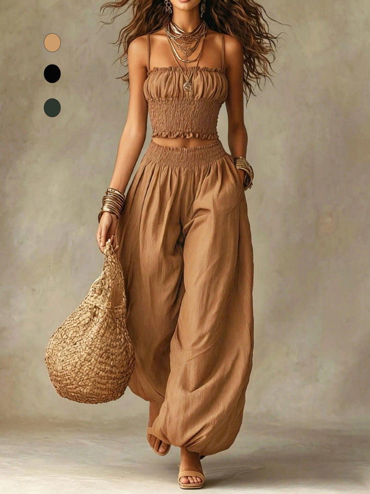 Marisol | Smocked Two-Piece Outfit