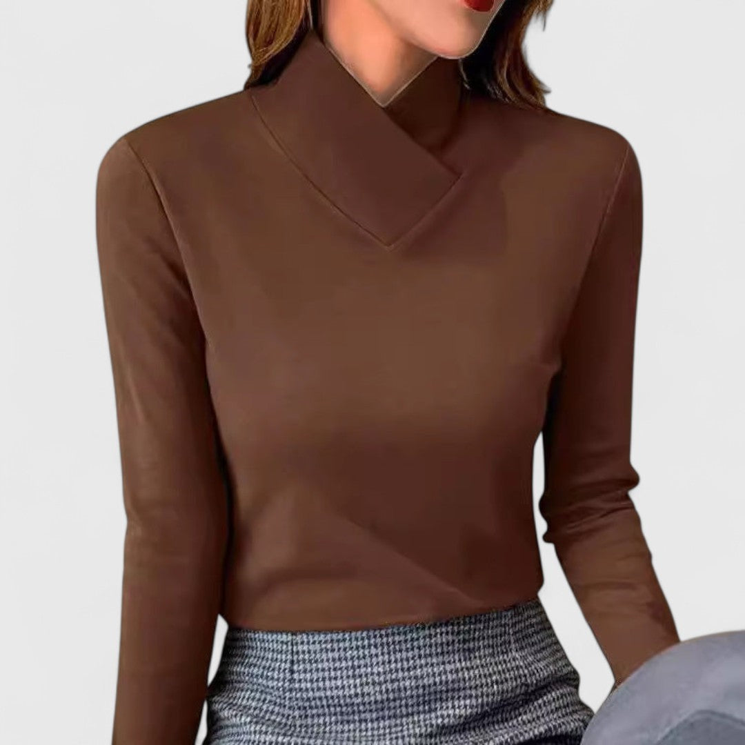 Philippa | Women's Slim-Fit Long Sleeve Turtleneck Sweater