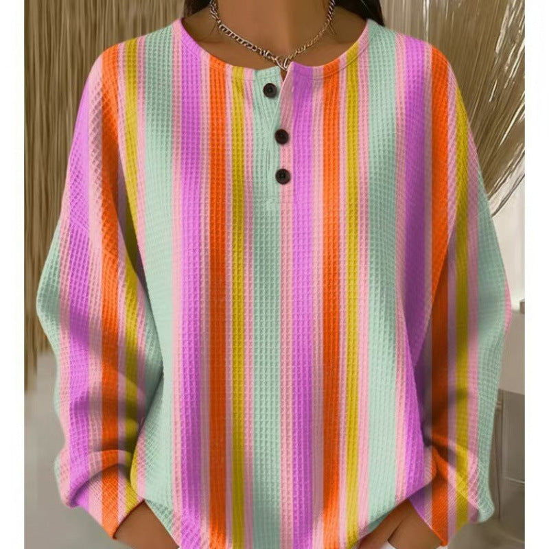 Madison | Colorful Striped Sweater