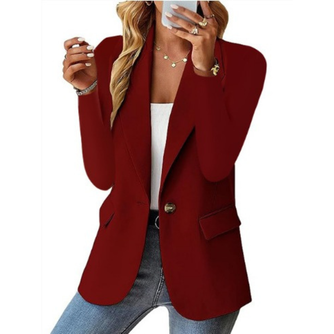 Mia | Women's Single-Breasted Blazer with Sleek Tailoring