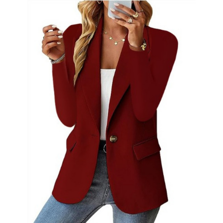 Mia | Women's Single-Breasted Blazer with Sleek Tailoring