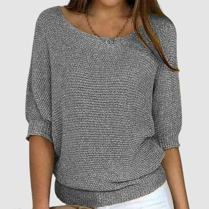 Yvette | Women's Relaxed Drape Soft Knit Sweater