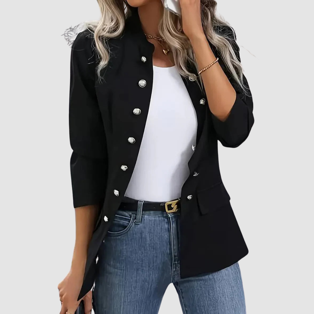 Xanthe | Women's Soft-Structured Tailored Blazer with Button Front