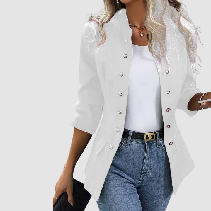 Xanthe | Women's Soft-Structured Tailored Blazer with Button Front