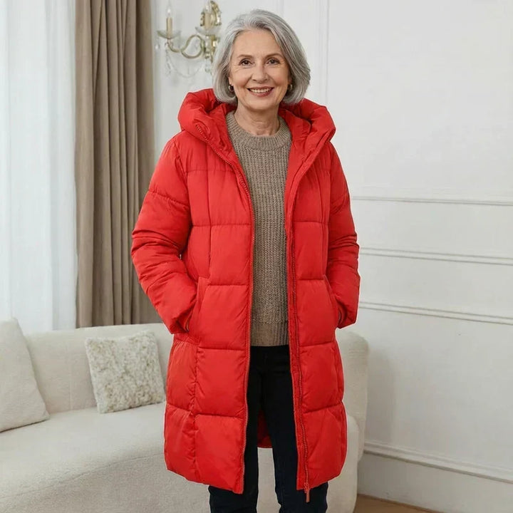 Margot | Women's Hooded Puffer Coat with Luxurious Down Insulation