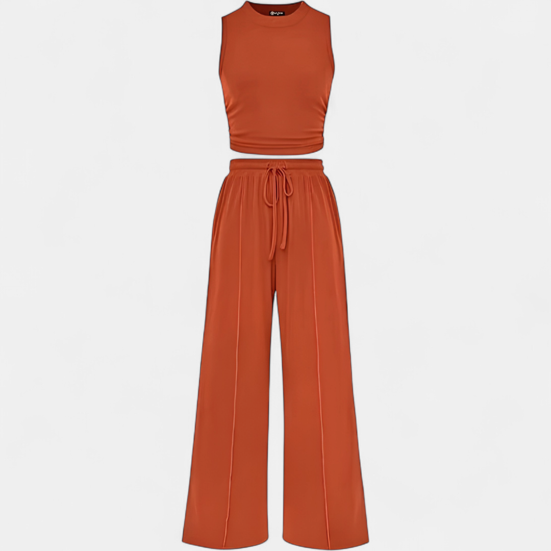 CLEO™ – Easy Knit Wide-Leg Lounge Ensemble