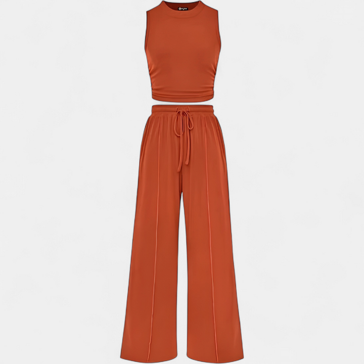 CLEO™ – Easy Knit Wide-Leg Lounge Ensemble