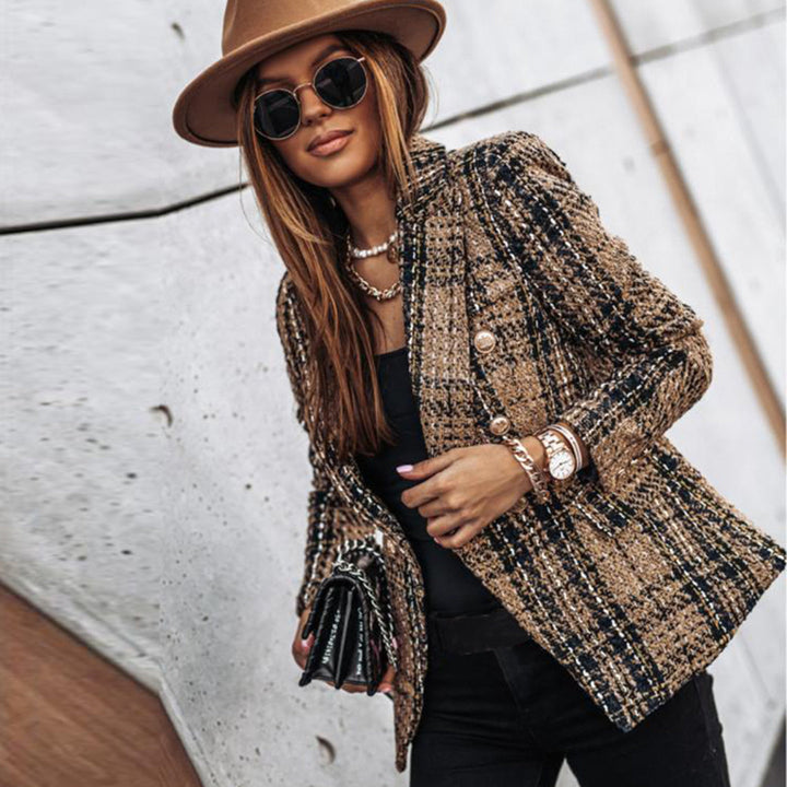 Adeline | Women's Structured Jacket with Sleek Front and Long Sleeves