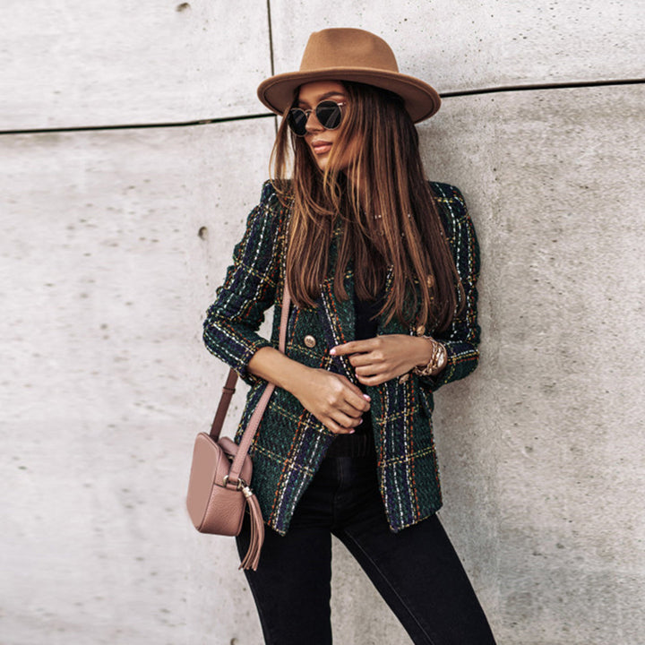Adeline | Women's Structured Jacket with Sleek Front and Long Sleeves