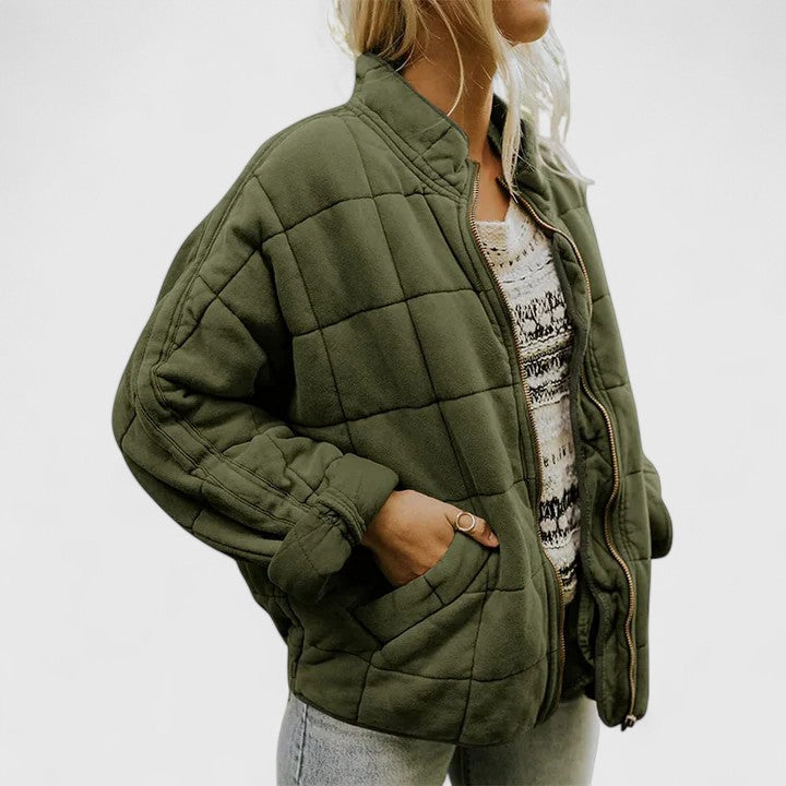 Zyphirah | Women's Quilted Lined Jacket with Comfortable Everyday Fit