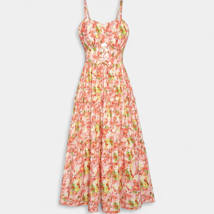 WISTERIA | Bohemian Hollowed Waist Maxi Dress
