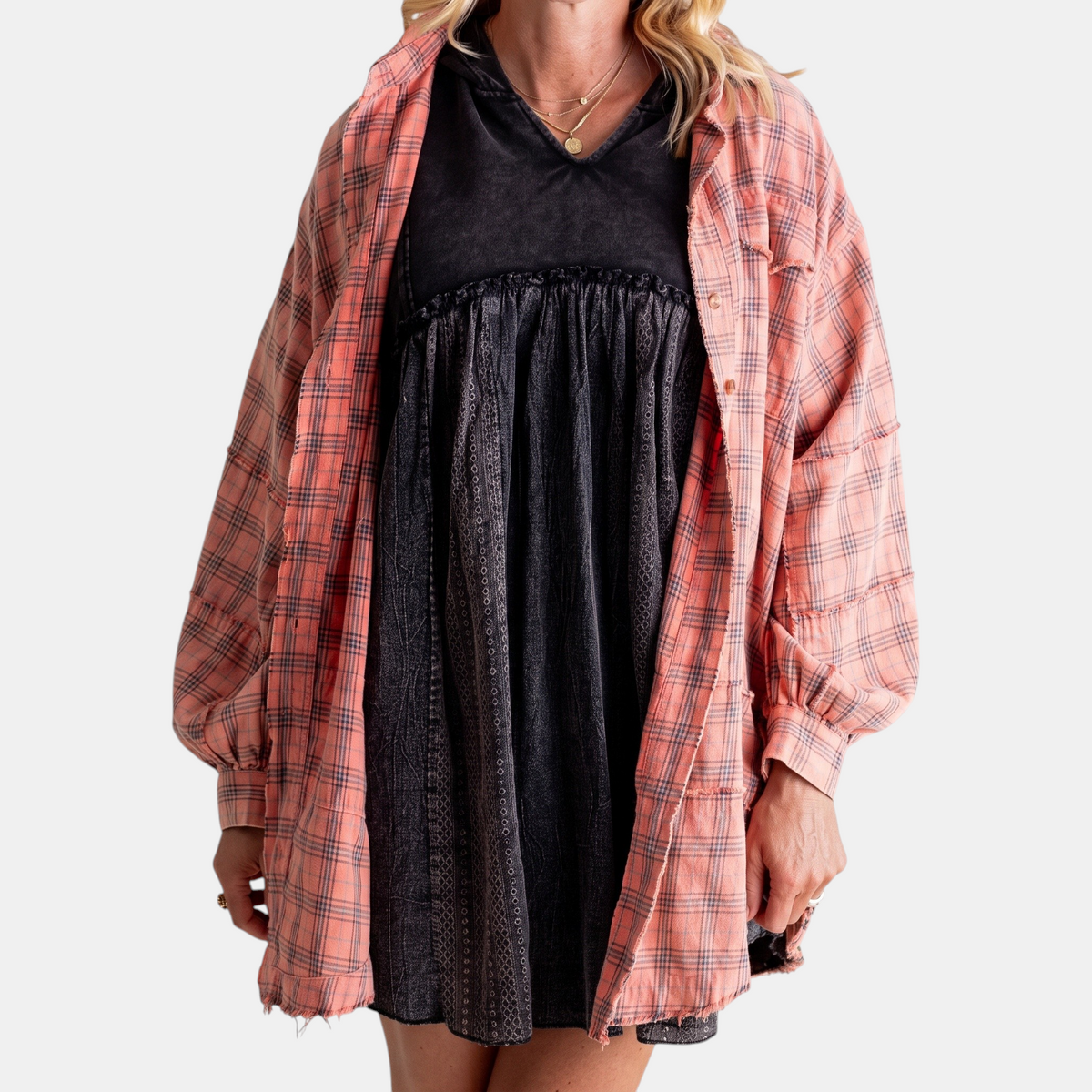 ZOEY | OVERSIZED LANTERN-SLEEVE SHIRT