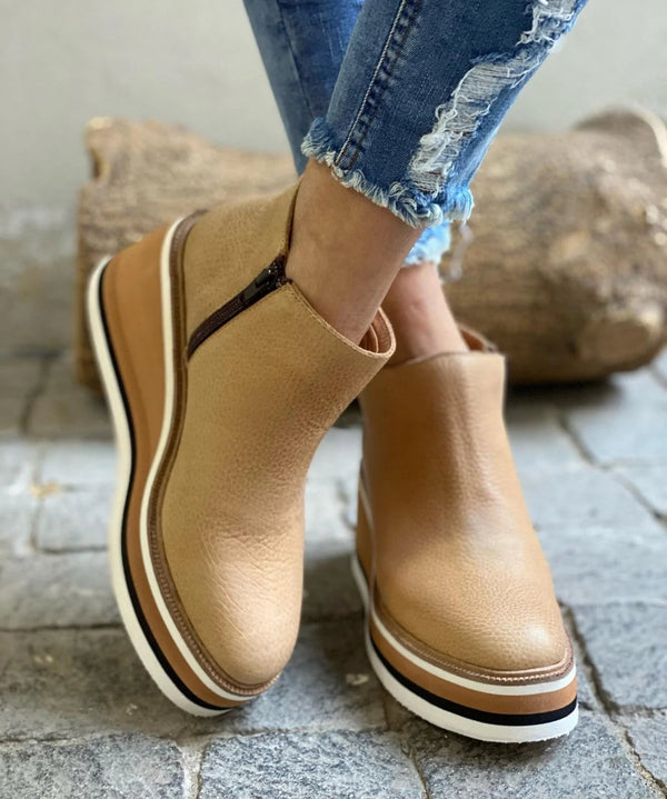 Isadora | Women's Everyday Ankle Boots with Sleek Smooth Upper