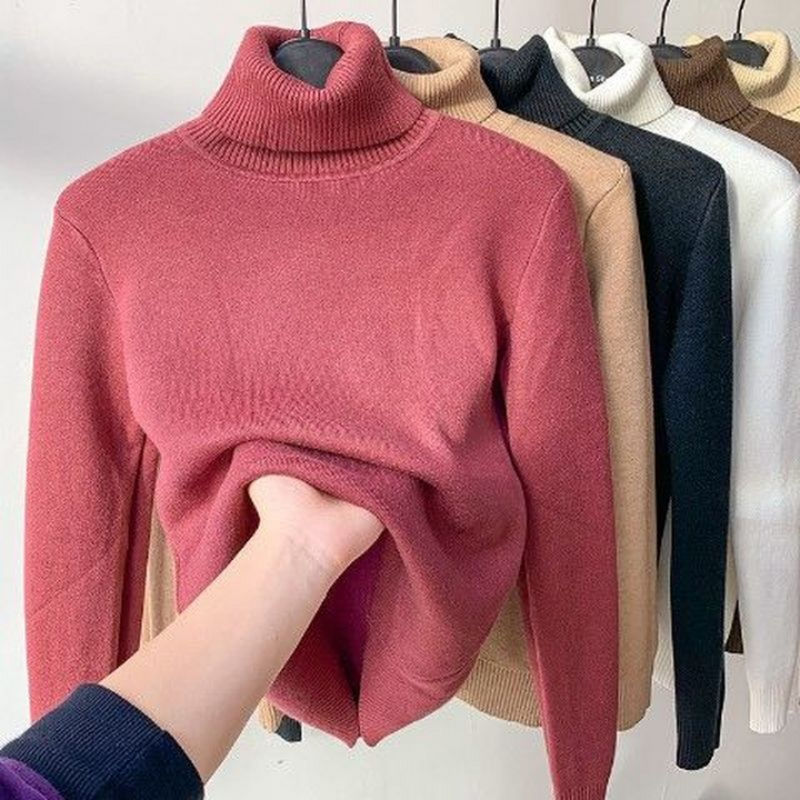 Léontine - Cozy Winter Lined Sweater