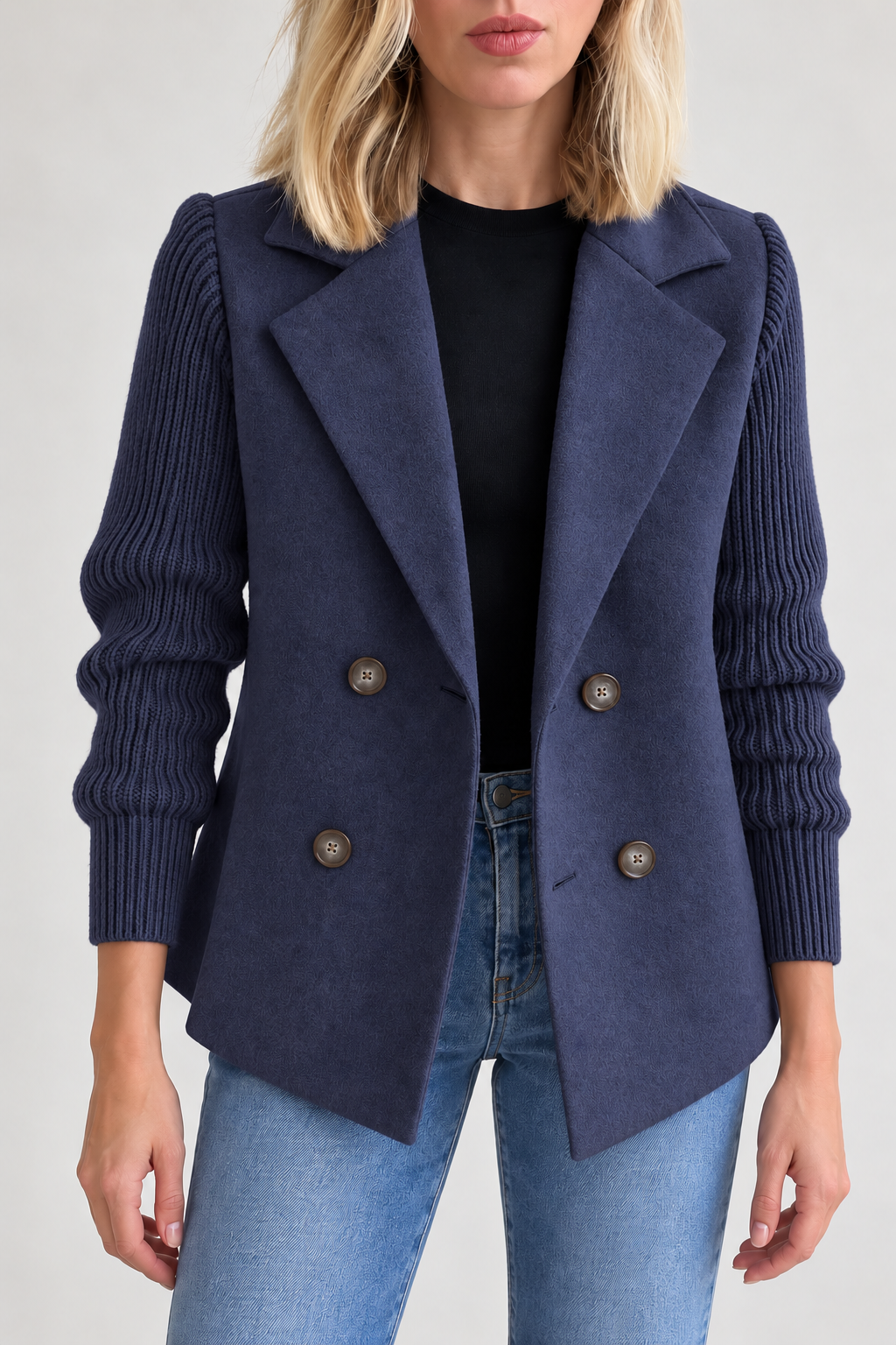 SCARLETT | KNIT BLAZER COAT