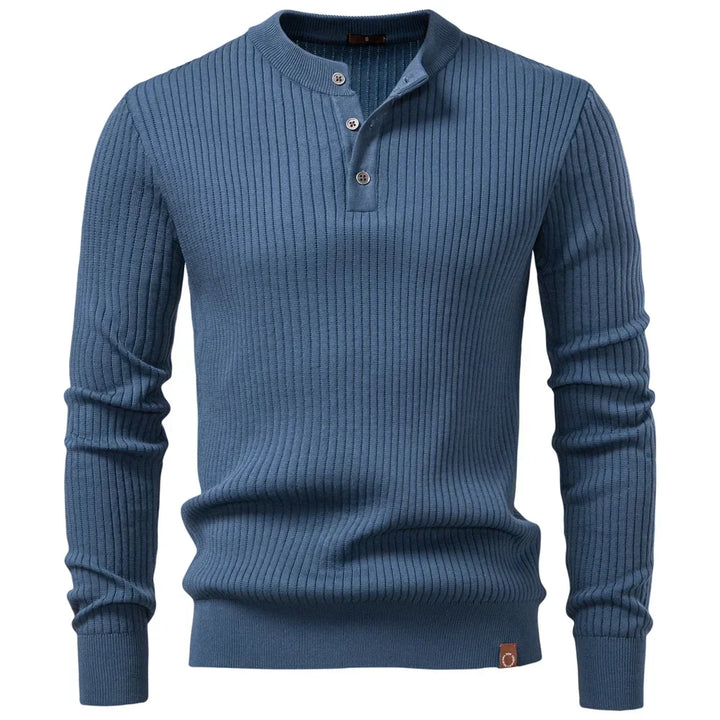 Casual Winter Polo Shirt with Buttons